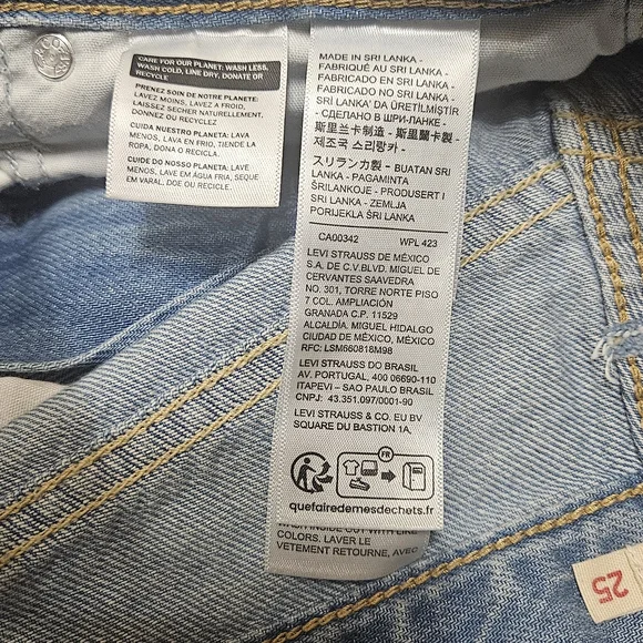 Levi's Cinch Baggy Jeans 25 - Picture 7 of 9